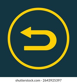Arrow Back trendy vector art design attractive amazing design colorful useful illustration.eps