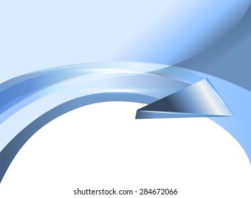 arrow background design page conceptual vector illustration