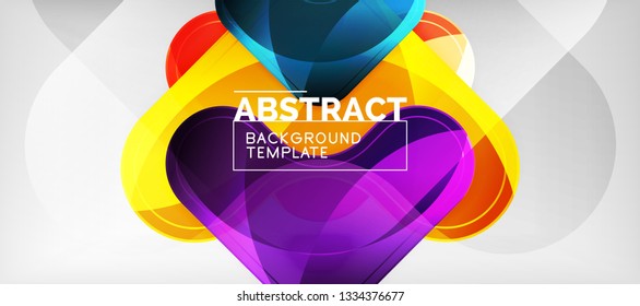 Bogenhintergrund, Design-Element moderner Geometrie. Vektorgrafik für Tapete, Präsentation, Header, Karte, Poster, Einladung. Abstrakte Hintergrund