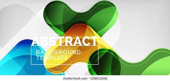 Bogenhintergrund, Design-Element moderner Geometrie. Vektorgrafik für Tapete, Präsentation, Header, Karte, Poster, Einladung. Abstrakte Hintergrund
