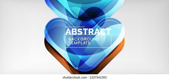 Bogenhintergrund, Design-Element moderner Geometrie. Vektorgrafik für Tapete, Präsentation, Header, Karte, Poster, Einladung. Abstrakte Hintergrund
