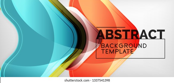 Bogenhintergrund, Design-Element moderner Geometrie. Vektorgrafik für Tapete, Präsentation, Header, Karte, Poster, Einladung. Abstrakte Hintergrund