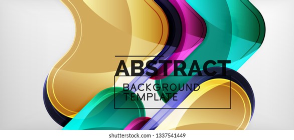 Bogenhintergrund, Design-Element moderner Geometrie. Vektorgrafik für Tapete, Präsentation, Header, Karte, Poster, Einladung. Abstrakte Hintergrund