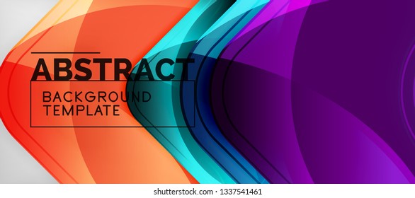 Arrow background, modern style geometry design element. Vector illustration for wallpaper, presentation, header, card, poster, invitation. Abstract backdrop