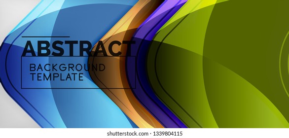 Arrow background, modern style geometry design element. Vector illustration for wallpaper, presentation, header, card, poster, invitation. Abstract backdrop