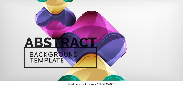 Bogenhintergrund, Design-Element moderner Geometrie. Vektorgrafik für Tapete, Präsentation, Header, Karte, Poster, Einladung. Abstrakte Hintergrund
