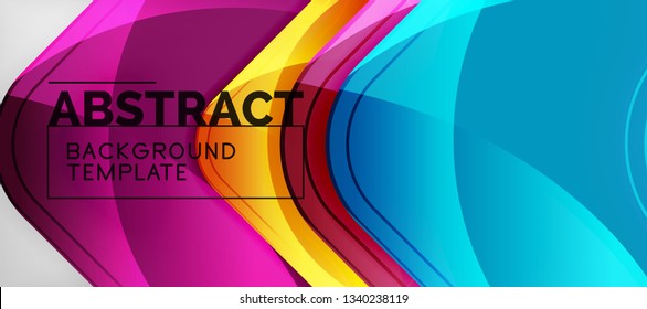 Arrow background, modern style geometry design element. Vector illustration for wallpaper, presentation, header, card, poster, invitation. Abstract backdrop