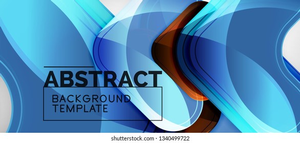 Bogenhintergrund, Design-Element moderner Geometrie. Vektorgrafik für Tapete, Präsentation, Header, Karte, Poster, Einladung. Abstrakte Hintergrund