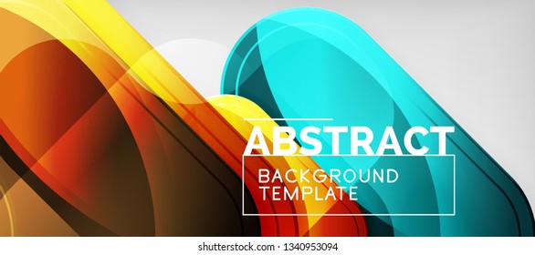 Bogenhintergrund, Design-Element moderner Geometrie. Vektorgrafik für Tapete, Präsentation, Header, Karte, Poster, Einladung. Abstrakte Hintergrund