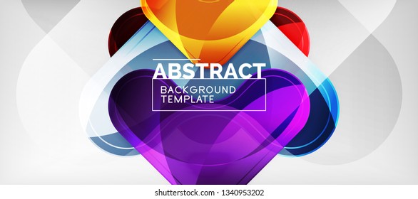 Bogenhintergrund, Design-Element moderner Geometrie. Vektorgrafik für Tapete, Präsentation, Header, Karte, Poster, Einladung. Abstrakte Hintergrund
