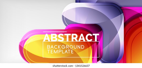Bogenhintergrund, Design-Element moderner Geometrie. Vektorgrafik für Tapete, Präsentation, Header, Karte, Poster, Einladung. Abstrakte Hintergrund