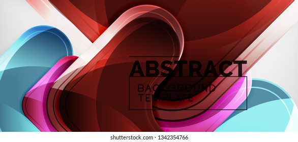 Bogenhintergrund, Design-Element moderner Geometrie. Vektorgrafik für Tapete, Präsentation, Header, Karte, Poster, Einladung. Abstrakte Hintergrund
