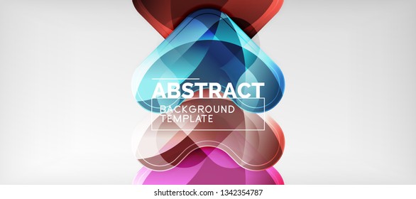 Bogenhintergrund, Design-Element moderner Geometrie. Vektorgrafik für Tapete, Präsentation, Header, Karte, Poster, Einladung. Abstrakte Hintergrund