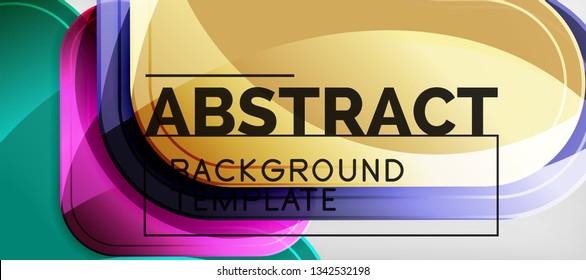 Bogenhintergrund, Design-Element moderner Geometrie. Vektorgrafik für Tapete, Präsentation, Header, Karte, Poster, Einladung. Abstrakte Hintergrund