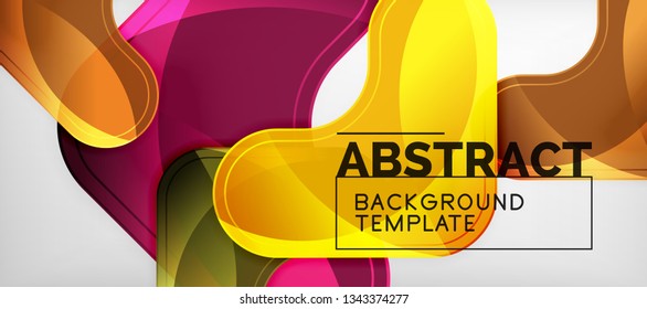 Bogenhintergrund, Design-Element moderner Geometrie. Vektorgrafik für Tapete, Präsentation, Header, Karte, Poster, Einladung. Abstrakte Hintergrund