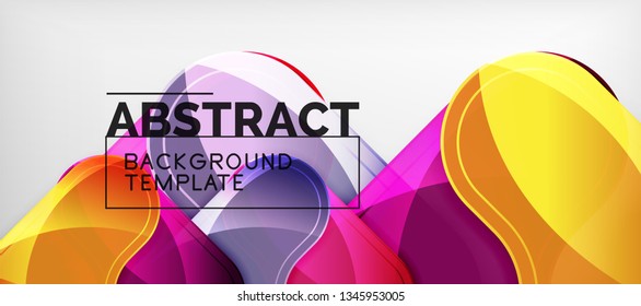 Bogenhintergrund, Design-Element moderner Geometrie. Vektorgrafik für Tapete, Präsentation, Header, Karte, Poster, Einladung. Abstrakte Hintergrund