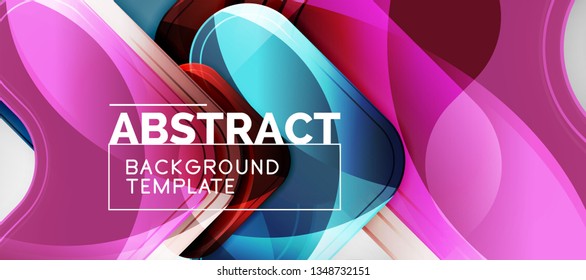 Bogenhintergrund, Design-Element moderner Geometrie. Vektorgrafik für Tapete, Präsentation, Header, Karte, Poster, Einladung. Abstrakte Hintergrund