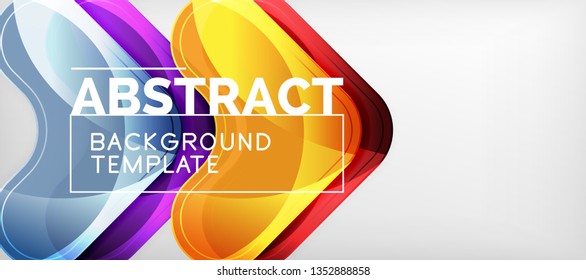 Arrow background, modern style geometry design element. Vector illustration for wallpaper, presentation, header, card, poster, invitation. Abstract backdrop