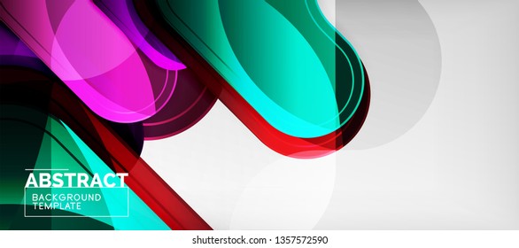 Bogenhintergrund, Design-Element moderner Geometrie. Vektorgrafik für Tapete, Präsentation, Header, Karte, Poster, Einladung. Abstrakte Hintergrund
