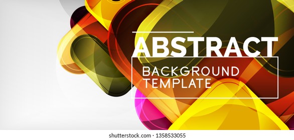 Bogenhintergrund, Design-Element moderner Geometrie. Vektorgrafik für Tapete, Präsentation, Header, Karte, Poster, Einladung. Abstrakte Hintergrund