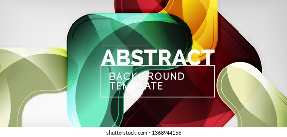 Bogenhintergrund, Design-Element moderner Geometrie. Vektorgrafik für Tapete, Präsentation, Header, Karte, Poster, Einladung. Abstrakte Hintergrund