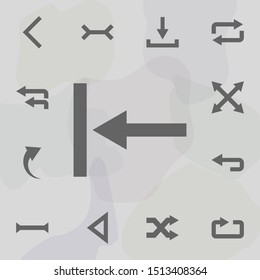 Arrow, backward icon. Universal set of arrows for website design and development, app development