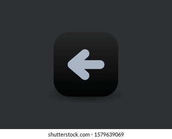 Arrow Backward - Vector App Icon