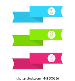 Arrow Banner template info graphic element template