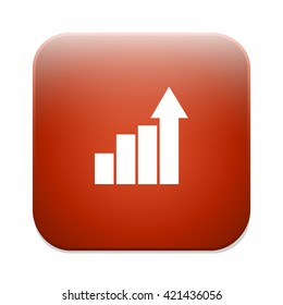 arrow bar chart icon