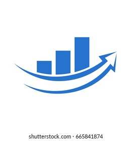 Arrow and Bar Logo Design 