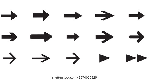 arrow big black background digital vector illustration button. black vector arrows sign design. eps design with isolated on white background. direction symbol flat icons. neon black arrow elements. 