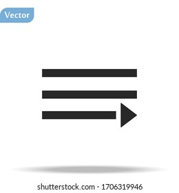 Pfeil große schwarze Symbol auf weißem Hintergrund .Pfeil-Symbol-Design. Sammlung von Concept-Pfeilen für Webdesign, mobile Apps, Interface und mehr.Vektorillustration-Illustration.