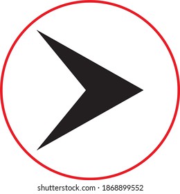 Pfeil ein großes schwarzes Set Symbol. Pfeilsymbol. Cursor. Moderner einfacher Pfeil. Vektorgrafik-Bogenvektor mit elegantem Stil und schwarzer Farbe.
