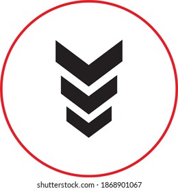 Arrow big black set icon. icon. Arrow. Cursor. Modern simple arrow. Vector illustration Arrow vector with elegant style and black color.