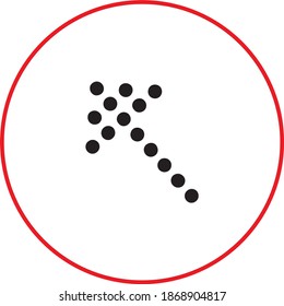 Arrow big black set icon. icon. Arrow. Cursor. Modern simple arrow. Vector illustration Arrow vector with elegant style and black color.