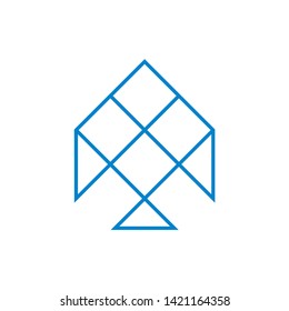 Arrow Bird Wings Business Company  Vector Logo Design