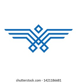 Arrow Bird Wings Business Company  Vector Logo Design