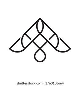 Arrow Bird Wings Business Company  Vector Logo Design