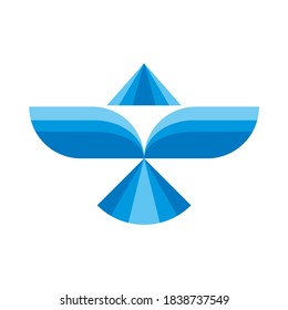 Arrow Bird Wings Business Company  Vector Logo Design