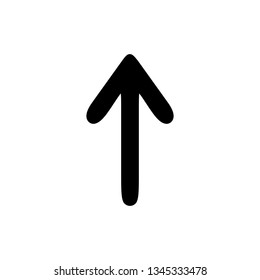Arrow Black Icon Stock Vector (Royalty Free) 1345333478 | Shutterstock