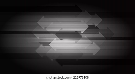 Arrow, black Light Abstract Technology background for computer graphic website internet and technology. 