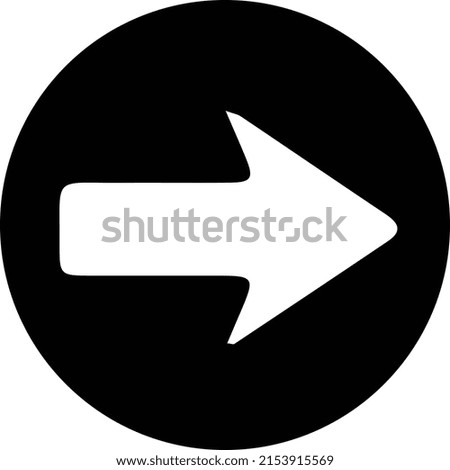 Arrow Black Vector Illustration Icon