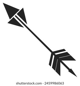 Arrow black and white design ,graphic resource