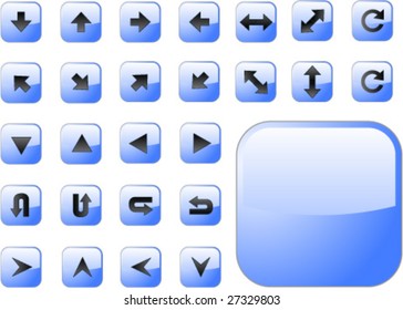 Arrow blue buttons