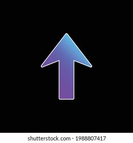 Arrow Up blue gradient vector icon