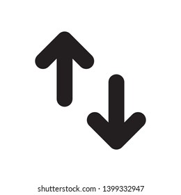 arrow - bold line minimal web icon. simple vector illustration. concept for infographic, website or app.