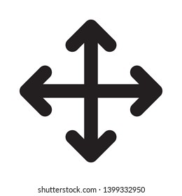 arrow - bold line minimal web icon. simple vector illustration. concept for infographic, website or app.