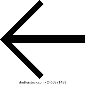 Arrow bottom left line design