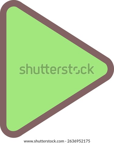 Arrow Bounded Right Filled Style Icon Design