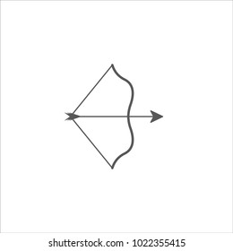 Arrow and bow icon vector eps10